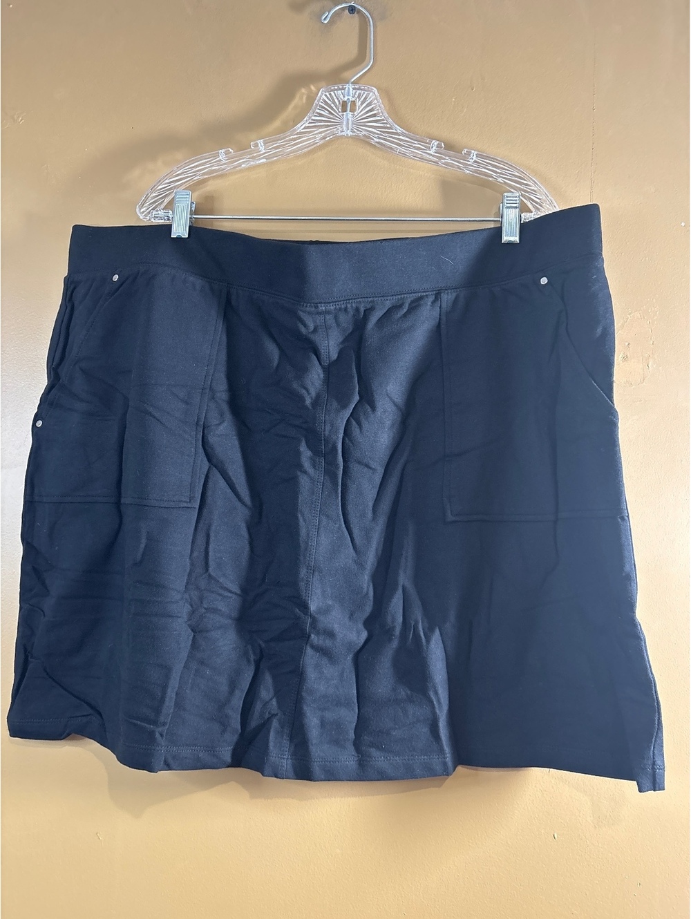 HC1267. Sport Savvy Black Athletic Skort with Built-in Shorts Size 2X